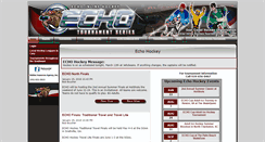 Desktop Screenshot of echohockey.com